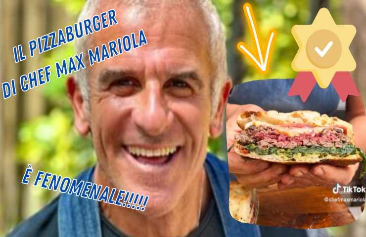 Il Pizzaburger dello chef Max Mariola