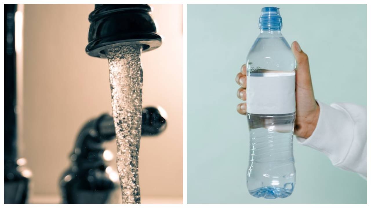 acqua bottiglia rubinetto
