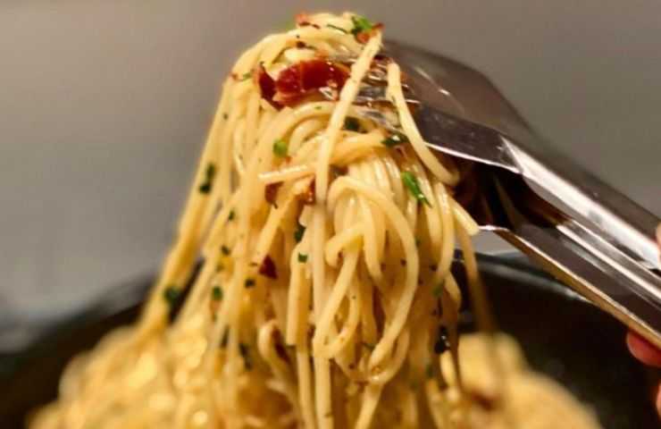 spaghetti aglio olio barbieri