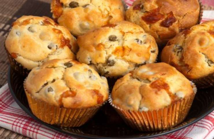 muffin prosciutto piselli ricetta