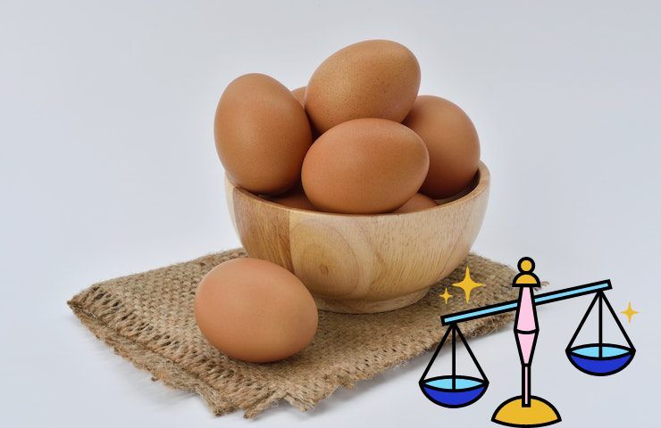 quanto pesa tuorlo uovo