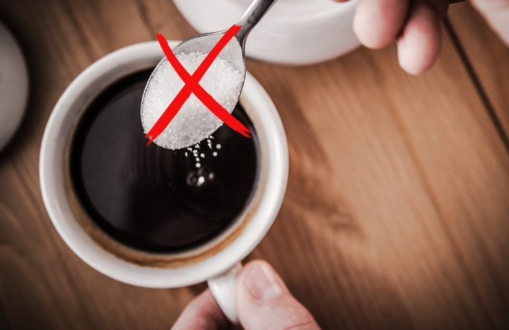 caffè senza zucchero