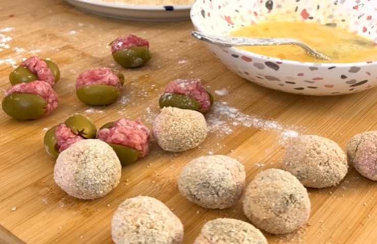 Ricetta olive ripiene Benedetta Parodi