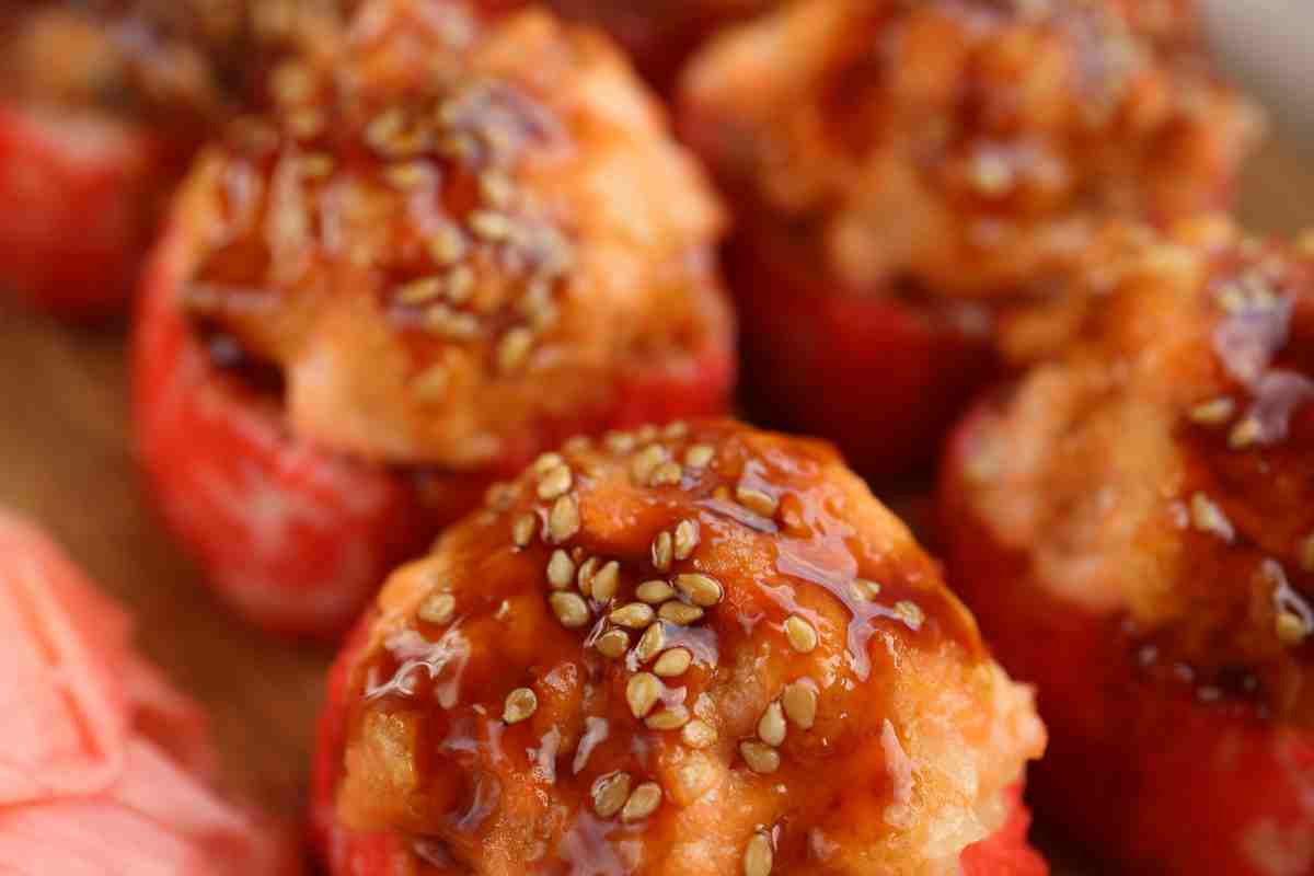 Una variante dei pomodori ripieni di riso