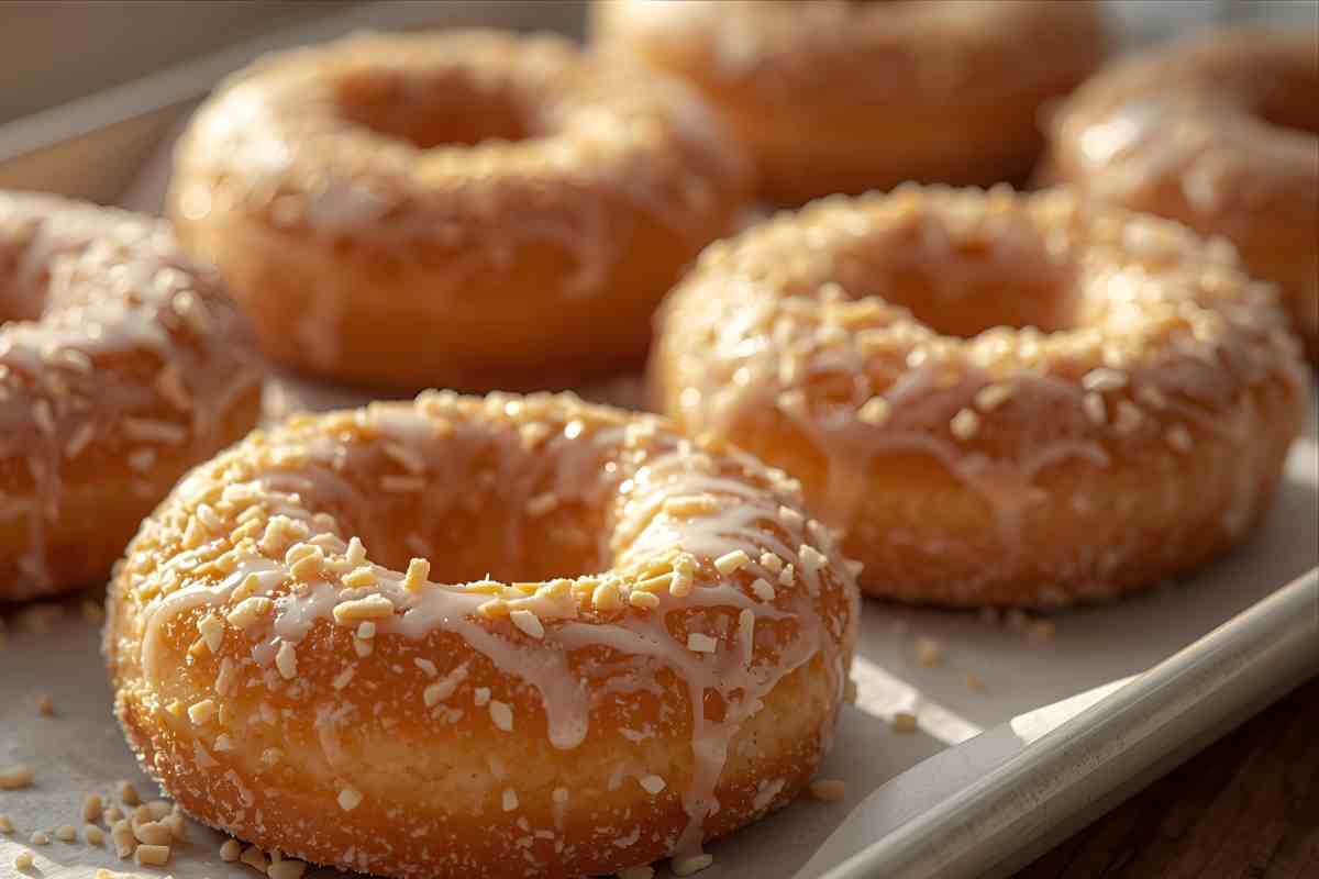 ciambelle fritte su un piatto