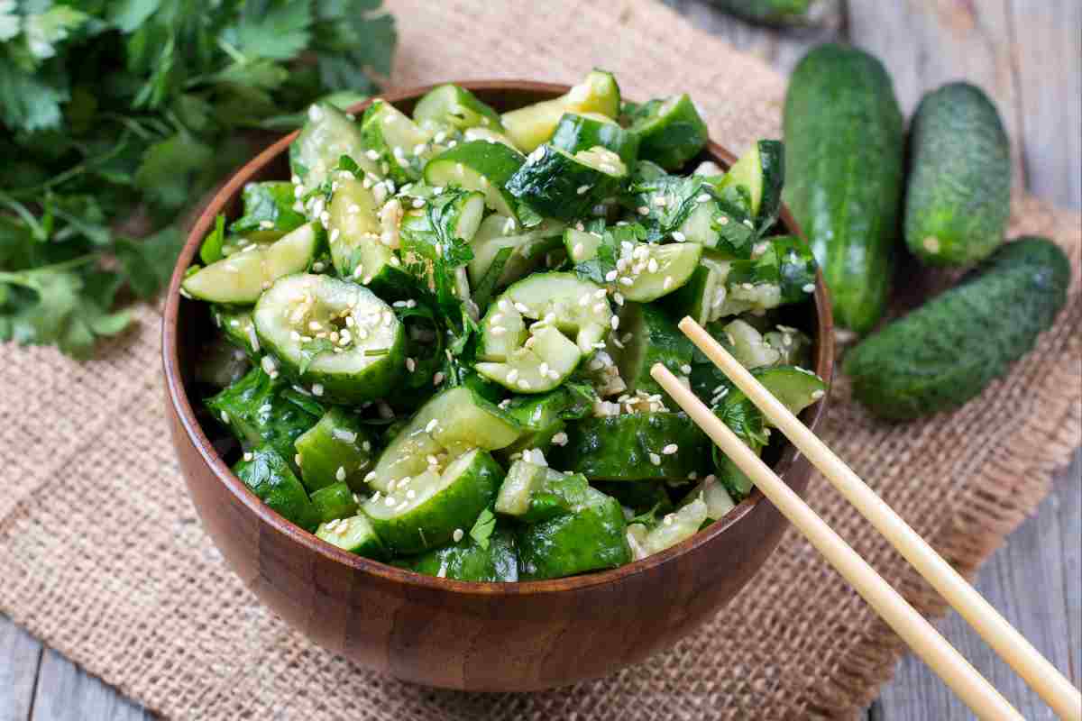 Insalata di cetrioli alla coreana
