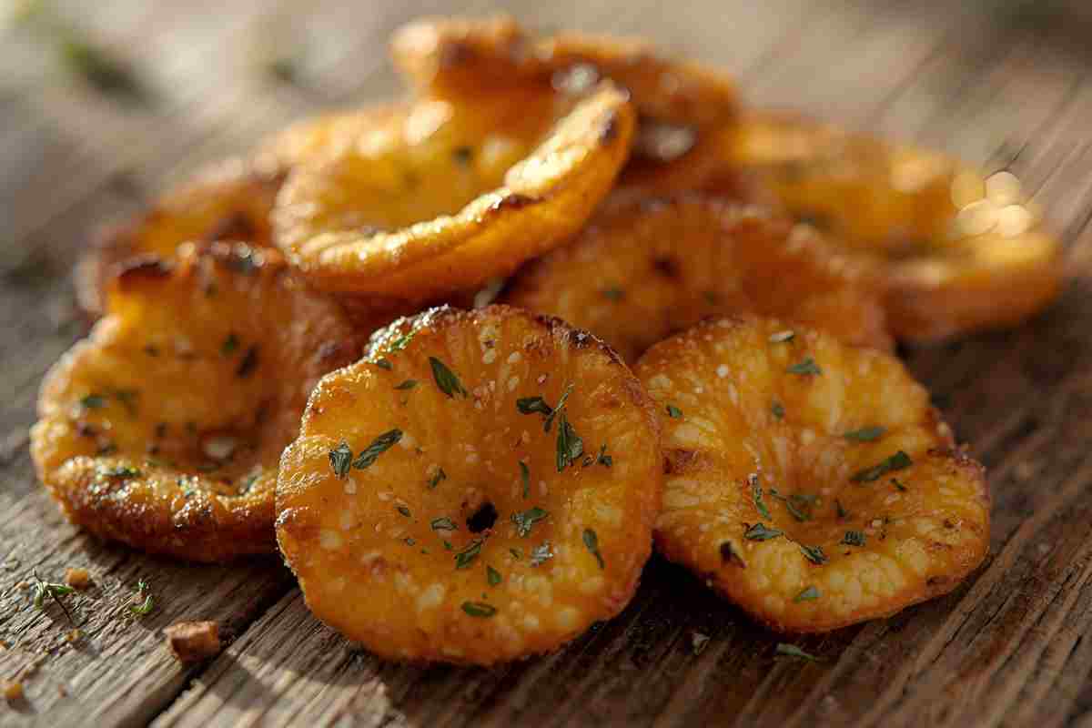 croccantini di mais a disco