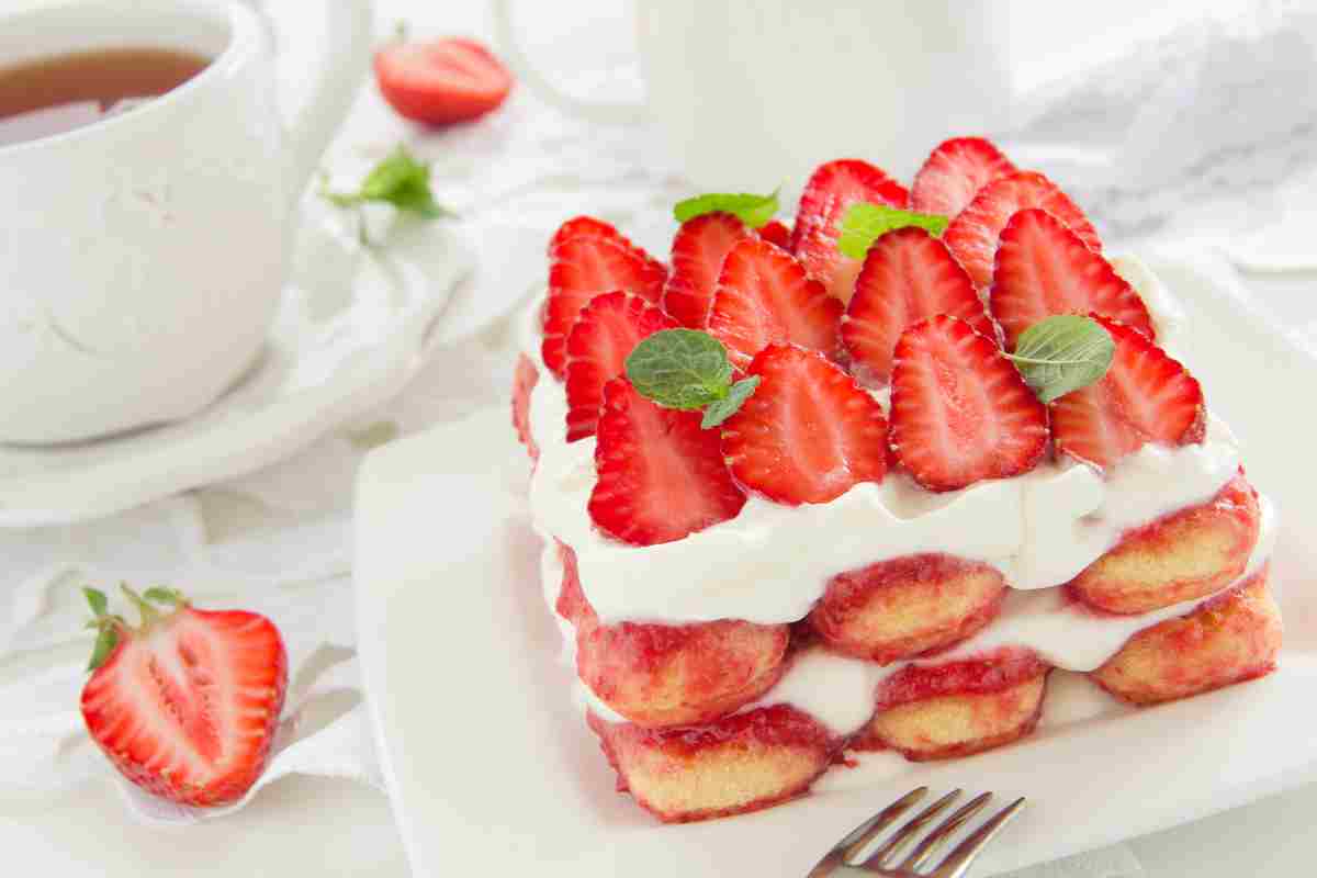 tiramisù alle fragole
