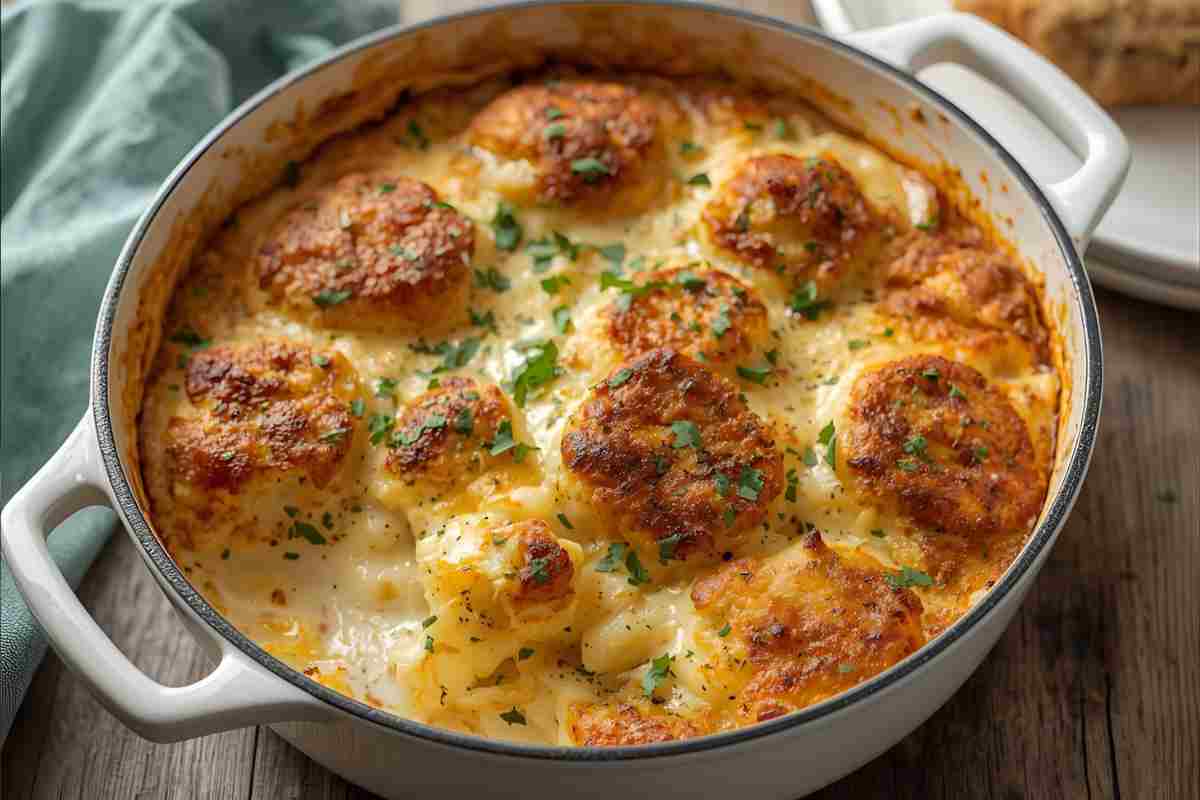 Fumante sformato di patate e salsiccia