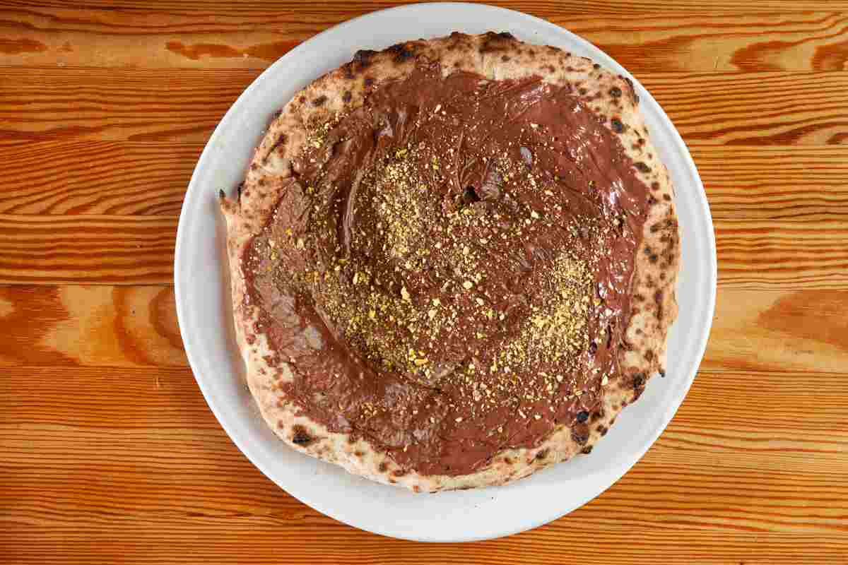 Pizza finta di cavolfiore alla Nutella