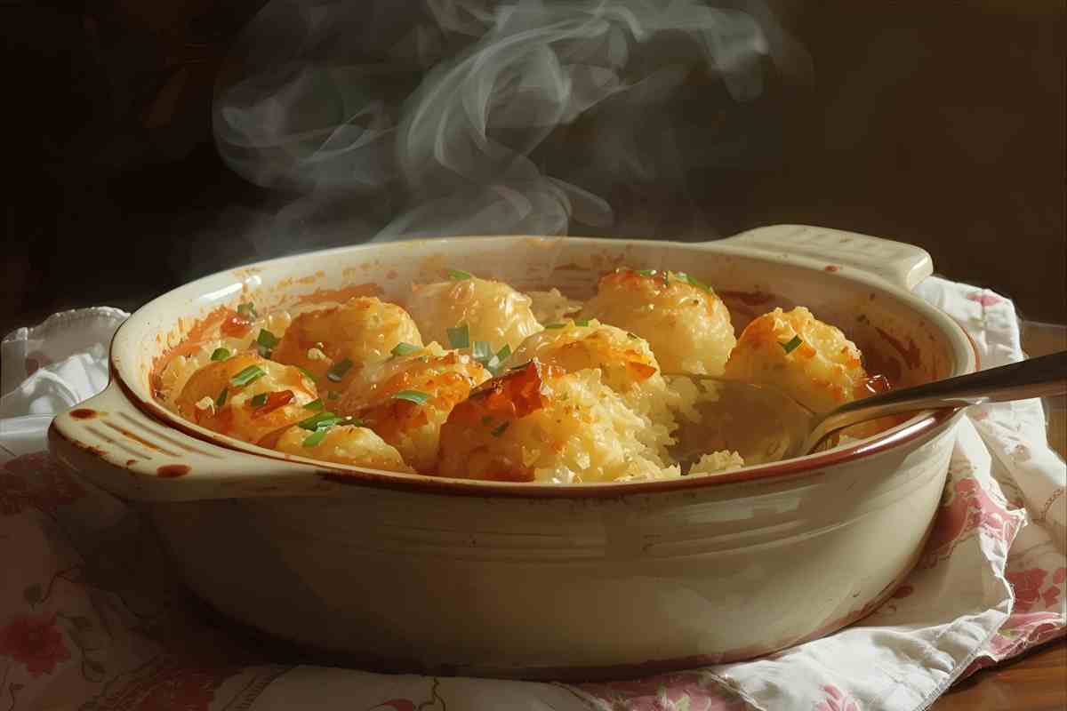 Sformato di crocchette di patate e snack tirolesi