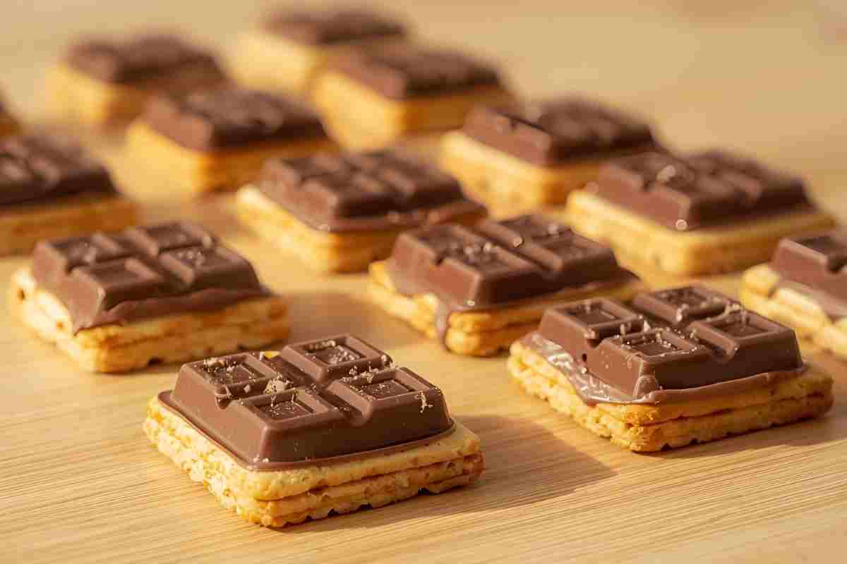 Biscotti tipo Oro Saiwa al cioccolato e senza glutine