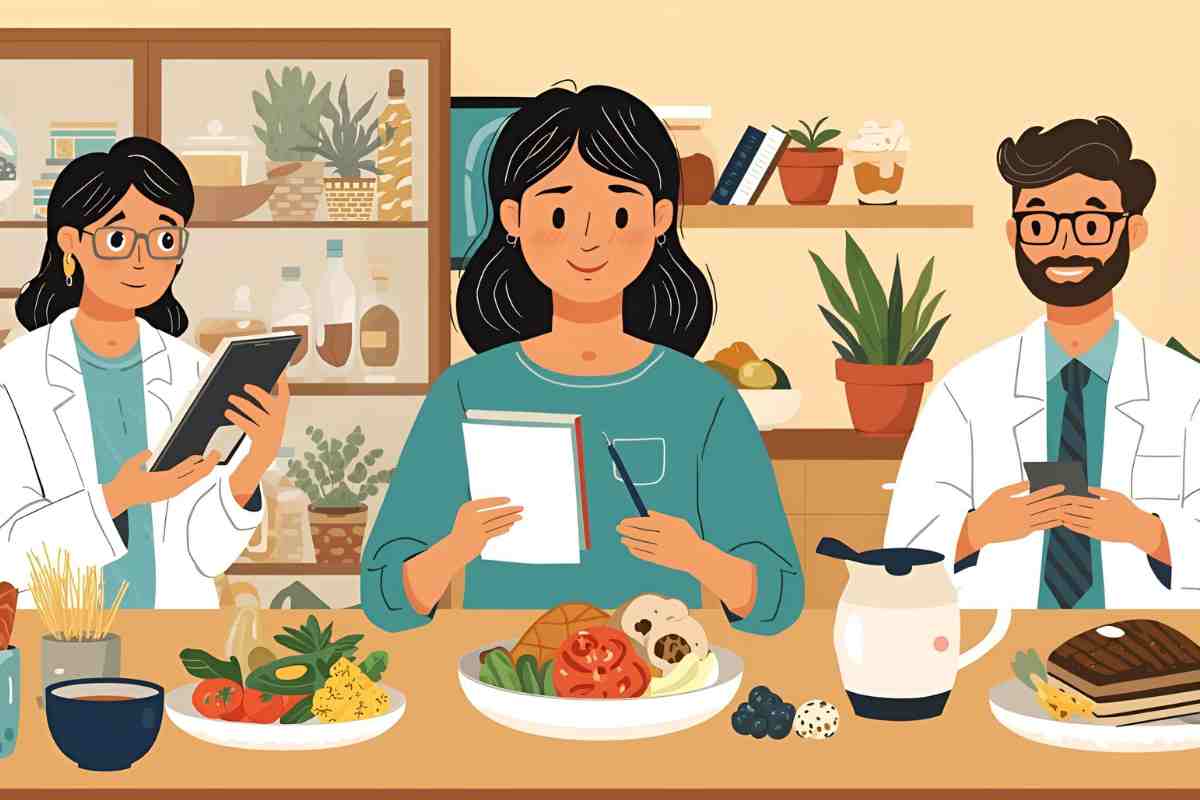 immagine di una donna che riceve la diagnosi di celiachia