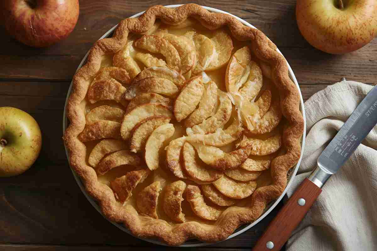 Torta alle mele senza glutine preparata col Bimby